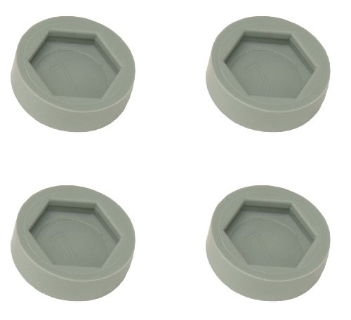 Quantum Storage Systems FG-4 Non-Marring Floor Glides for Wire Shelving Units (Pack of 4)