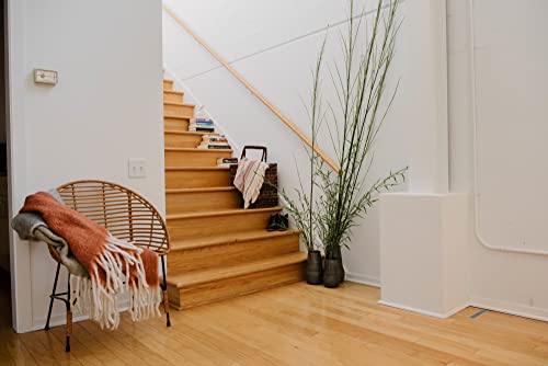 Creative Co-Op Woven BacBac Leaf Stair Basket, Natural