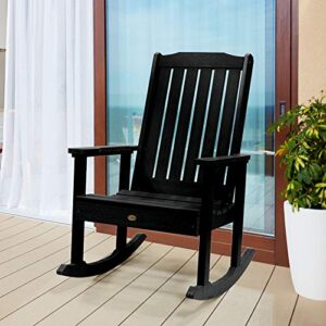 Highwood AD-RKCH1-BKE Lehigh Rocking Chair, Black