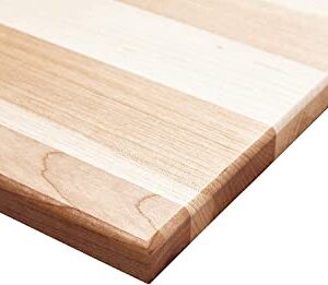 Labell Wood Cutting Boards - Large Canadian Maple Chopping Board for Meats, Vegetables, Fruits, and Cheeses - Flat Board Perfect for Carving, Serving, and Charcuterie (18" x 24" x 0.75")