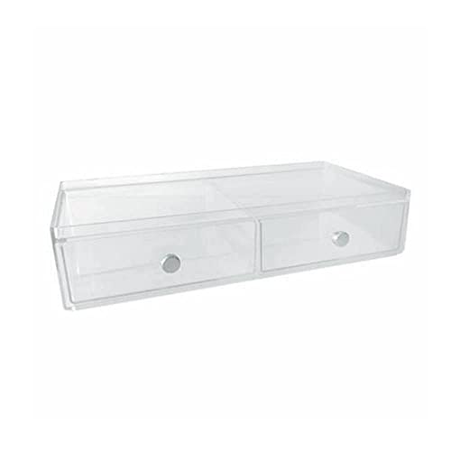 iDesign Inter-36460 2 Drawer Wide-Clear, 1 x Storage Box