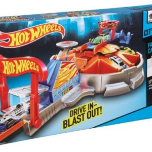 Mattel Hot Wheels Launching Garage Playset