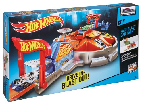 Mattel Hot Wheels Launching Garage Playset