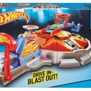 Mattel Hot Wheels Launching Garage Playset