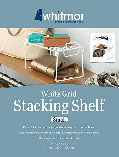 Whitmor Wire Grid Stacking Shelf Small