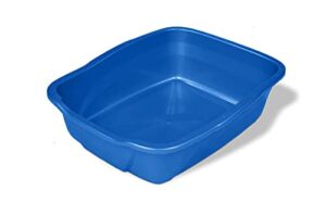 cat litter pan [set of 2] size: large (18" x 14" x 5")