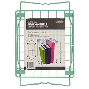 LockerMate Wire Locker Stac-A-Shelf, 12-1/2"H x 10"W x 11-1/2"D, Assorted Colors