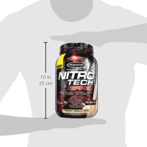 Protein Powder for Weight Loss MuscleTech Nitro-Tech Ripped Whey Protein Powder + Weight Loss Formula Lose Weight Weight Loss Protein Powder for Women & Men Vanilla, 2 lb(package may vary)