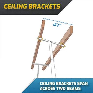 MonsterRAX - 2x8 Overhead Garage Storage Rack (24"-45")