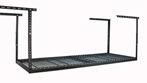 monsterrax-3x8 overhead garage storage rack (hammertone, 24"-45")