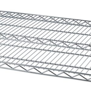 TRINITY 5-Tier NSF EcoStorage Shelving Rack with Wheels, 48 by 24 by 72-Inch, Chrome