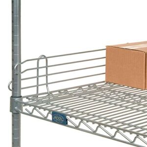 Nexel Wire Shelf Ledge, 14"W x 4"H, Chrome