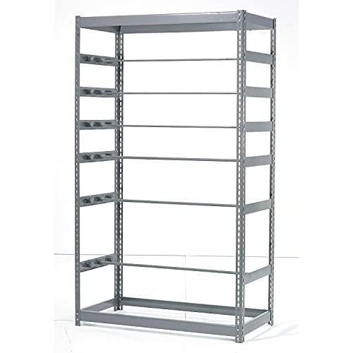 Nexel RDR24368 Reel Storage Rack, Steel, 36"L x 24"W x 84" Height, Grey Baked Enamel Finish