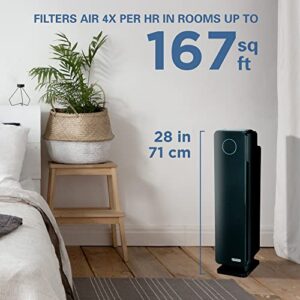 Germ Guardian Air Purifier for Home, Large Rooms, H13 HEPA Filter, Removes Dust, Allergens, Smoke, Pollen, Odors, Mold, UV-C Light Helps Kill Germs, 28 Inch, Black, AC5350B