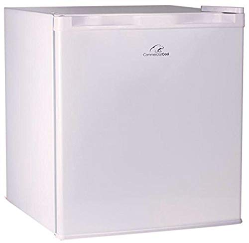 Commercial Cool CCR16W Compact Single Door Refrigerator and Freezer, 1.6 Cu. Ft. Mini Fridge, White