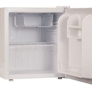 Commercial Cool CCR16W Compact Single Door Refrigerator and Freezer, 1.6 Cu. Ft. Mini Fridge, White