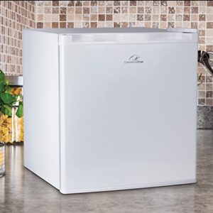 Commercial Cool CCR16W Compact Single Door Refrigerator and Freezer, 1.6 Cu. Ft. Mini Fridge, White