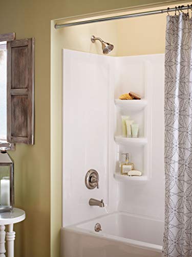 Moen 82910SRN Banbury Posi-Temp Pressure Balanced Tub and Shower Trim, 6.00 x 8.00 x 4.00, Spot Resist Brushed Nickel