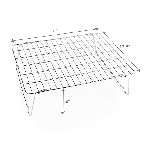 Brod and Taylor Accessory Shelf with Folding Legs for Folding Proofer & Slow Cooker