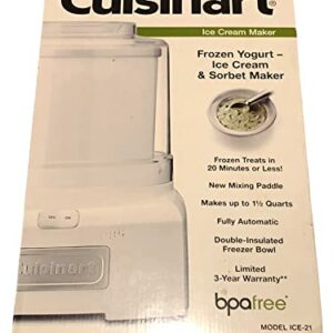 Cuisinart 1-1/2 Quart Ice Cream Maker