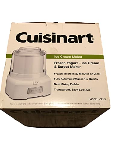 Cuisinart 1-1/2 Quart Ice Cream Maker