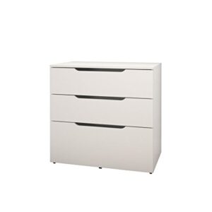 arobas 3-drawer filing cabinet from nexera, white