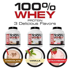 Labrada Nutrition 100% Whey Protein Chocolate 4.13 Pound