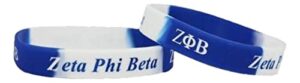 zeta phi beta silicone bracelet