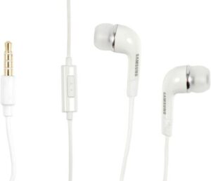 new oem samsung ehs64 white stereo headset white universal 3.5mm jack hand's free galaxy note i717