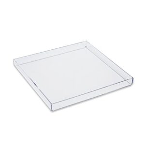 mirart clear acrylic tray (10 x 10)