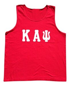 mega greek mens kappa alpha psi tank top large red