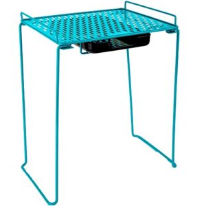 five star extra tall locker shelf and drawer, holds 100 lbs., 14 in. clearance, fits 12 in. width lockers, locker accessories, teal (73363)