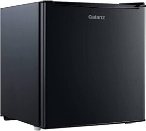 supernon galanz 1.7 cu ft compact refrigerator, black