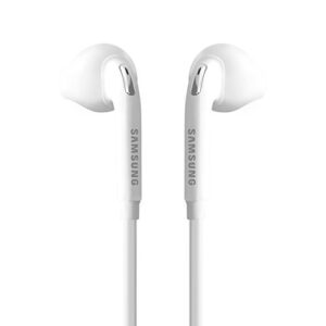 Samsung 3.5mm Earbud Stereo Quality Headphones for Galaxy S6 / S6 Edge EO-EG920LW - Comes with Extra Eal Gels!