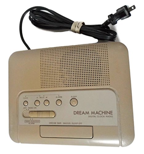 Sony Dream Machine Icf-c240 Digital Alarm Clock Radio Vintage 1980's Am/fm Beige