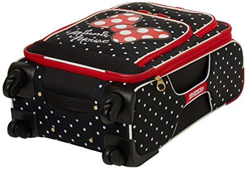 American Tourister Disney Softside Luggage with Spinner Wheels, Minnie Mouse Red Bow, 21-Inch