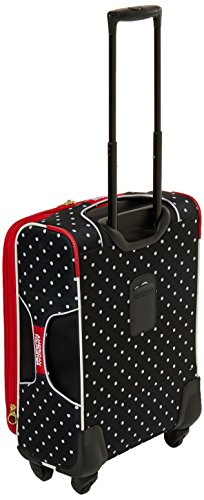 American Tourister Disney Softside Luggage with Spinner Wheels, Minnie Mouse Red Bow, 21-Inch