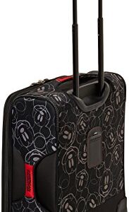 American Tourister Disney Softside Luggage with Spinner Wheels, Mickey Mouse Multi-Face, 21-Inch