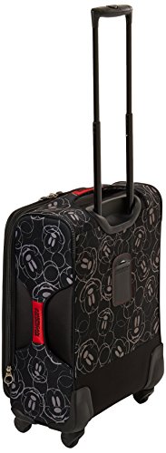 American Tourister Disney Softside Luggage with Spinner Wheels, Mickey Mouse Multi-Face, 21-Inch