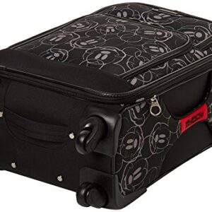 American Tourister Disney Softside Luggage with Spinner Wheels, Mickey Mouse Multi-Face, 21-Inch