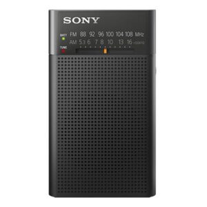 Sony ICFP26 Portable AM/FM Radio (Black) Bundles (Battery Bundle)