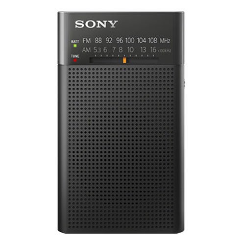 Sony ICFP26 Portable AM/FM Radio (Black) Bundles (Battery Bundle)