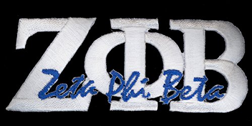 Zeta Phi Beta Sorority 3 "W White Sphinx Signature Emblem Patch