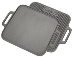 bayou classic 7442 14 square cast iron reversible griddle by bayou classic