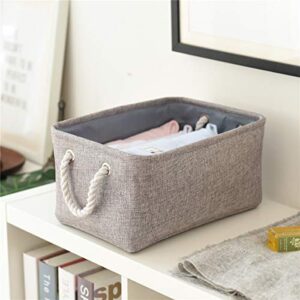 TheWarmHome Large Storage Bins- Storage Baskets for Organizing Shelves, Basket Organizer for Closet Bookshelf Dog Toy Nursery Baby Clothes Laundry Home Organization, Fabric Storage Cubes W/Handles