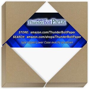 150 bright white smooth 80# card paper sheets - 4" x 4" (4x4 inches) small square card size - 80 lb/pound cover weight - quality stock - print consistency - smooth finish