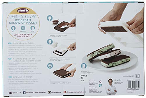 Chef'n Sweet Spot Ice Cream Sandwich Maker, Large, Black