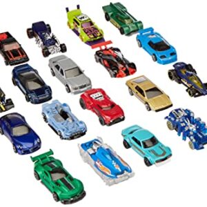 Hot Wheels Set of 20 Toy Cars & Trucks in 1:64 Scale, Collectible Vehicles (Styles May Vary)