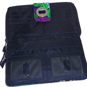 Vera Bradley Turnlock Wallet (Midnight Blues)