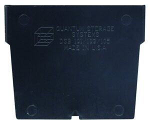 quantum storage systems dsb101 plastic divider designed for economy shelf bins, 8" x 8"x 5" (case of 50)